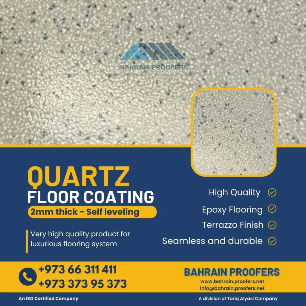 COATING21-INTERNAL EPOXY TERRAZO QUARTZ SMOOTH FINISH- 2MM