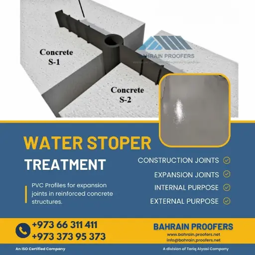 CRACKPROOF-EXPANSION JOINT TREATMENT WITH WATERSTOPER